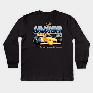 Al Unser Sr. Legends 80s Retro Kids Long Sleeve T-Shirt